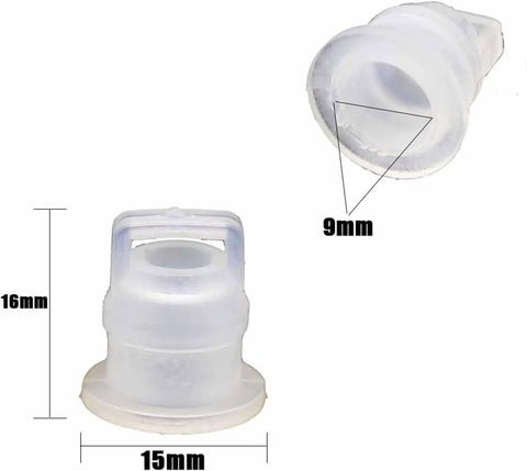 Jeep Transfer Case Shift Cable Retainer Clips Kit 4 Pack With Shifter Linkage Bushings 68018106AA 68064273AB Replacement For Wrangler JK Patriot Compass Caliber 2007 2018 15mm 9mm nylon bushing