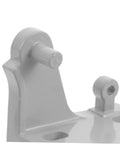 Heavy Metal Replacement Hinges For Commercial Fridge And Freezer Doors showing gray steel hinge with pivot pin detail.