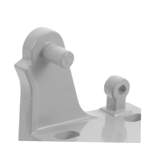 Heavy Metal Replacement Hinges For Commercial Fridge And Freezer Doors showing gray steel hinge with pivot pin detail.