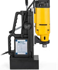 Heavy Duty Magnetic Drill Press Featuring 13000N Magnet Grip, portable design ideal for precision tapping, reaming, and countersink work.