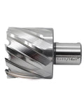 Oscarbide annular cutter with Weldon shank, 1-11/16 in diameter, 1 in depth of cut for magnetic drill press