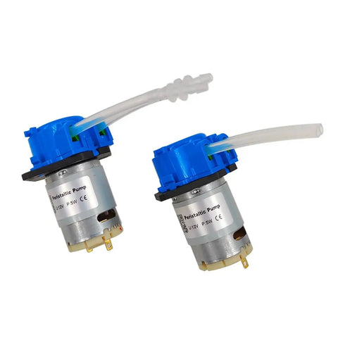 Adjustable 12 Volt 5 Watt Peristaltic Dosing Pump With Automatic Motor Control For Precise Liquid Metering And Chemical Handling Safe For Sensitive Industrial Applications Reliable Performance
