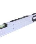 Waterproof IP65 Digital Level With Bright LED Display 24-Inch Pro Grade Electronic Level Ultra Precise 0.05 Degree Precision Rugged All Weather Tool For Any Job Site, showing side angle.