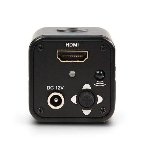 Rear view of HDMI Camera for Security and Studio Use, 2160P30/25/24 and 1080P60/50/30/25 Capable, showing HDMI, DC 12V ports