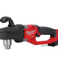 Beast Mode Brushless M18 FUEL Hole Hawg Half Inch Cordless Right Angle Drill in black and red, tool-only view