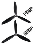3 Vane Nylon RC Propellers 8 By 4.5 Inch With Adapter Rings For Quadcopters And Multi Rotor Aircraft Black 1 Pair Includes CW And CCW Props And Two Hole Adapters Durable And Ready To Fly