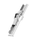 4 Pack 90 Degree Folding Cabinet Hinges With Short Arm Adjustable Hidden Cupboard Door Hinges for Furniture Repair, steel material