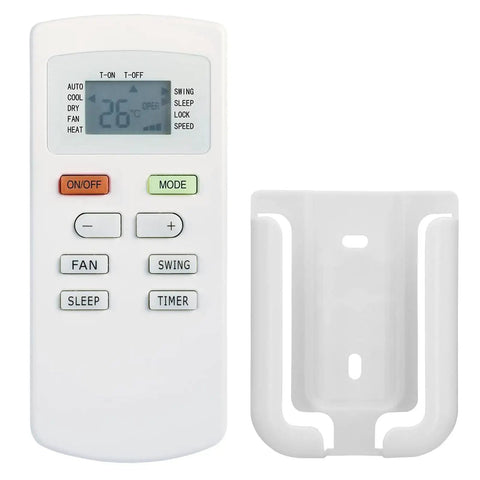 Dead Simple Replacement Remote Control For Koldfront Air Conditioner Wac6002wco Yx1f5f1 With Sturdy Wall Mount Bracket Dual Fahrenheit Celsius Display