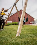 Installation of Playset Anchor Kit For Swing Sets Heavy Duty Ground Anchors That Keep Your Set Rock Solid Stationary And Safer
