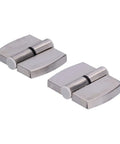 Stainless Steel Hydraulic Door Hinge Set For Right Opening Interior Doors 2 Pack 8.6 X 7.2 Cm Gravity Closing With Rubber Pad