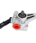 Close-up of 3L Rack And Pinion Power Steering Kit for Honda Accord 2003 to 2007, showing single component with metal finish.