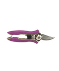 ColorPoint Stainless Steel Compact Pruning Shears With Quarter Inch Cutting Capacity, Heavy Duty Blade, And Easy Grip Handle in berry red
