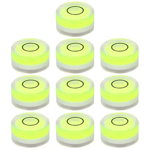 10 Pack Circular Bubble Spirit Levels Acrylic Round Bubble Level Set For Calibration And Quick Leveling High Precision And DIY Friendly