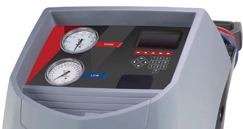 Pro Grade Full Auto R134a Shop Ready Car AC Refrigerant Recycling Recovery Recharging Unit With Straightforward Leak Diagnostics And Fast Processing For Hybrids EVs And Pickup Trucks