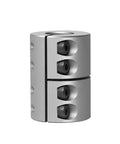 Rigid Coupling D32 By L40 6061 T6 Aluminum Shaft Coupler With 10 To 16mm Bore And M5 Screws for CNC machines, side view