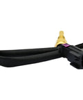 Heavy Duty Engine Coolant Temperature Temp Switch Sensor Sender For Buick Rainier 4.2L 2006-2007 with black harness and brass connector.
