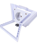 Ethernet Satellite Bracket ABS Metal Compact Multifunctional Mount For 38.5mm Pipe Portable Installation Ready To Mount In A Snap