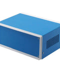 Blue Metal Junction Box Enclosure Built For DIY Electrical Projects With Four Leg Stand A Real Go To Workhorse Project Box For Electrical Panels