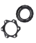 Center Lock Hub Adapter Aluminum Alloy 6 Bolt Disc Brake Rotor With Stainless Steel Washer For Mountain Bicycle Easy Install DIY Bike