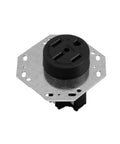 Hella Tough Octagon Electrical Outlet Four Prong Power Receptacle With Heavy Duty Steel Housing And Built In Overcurrent Shield For Rv Conversions And Campground Hookups, featuring metal octagon design.
