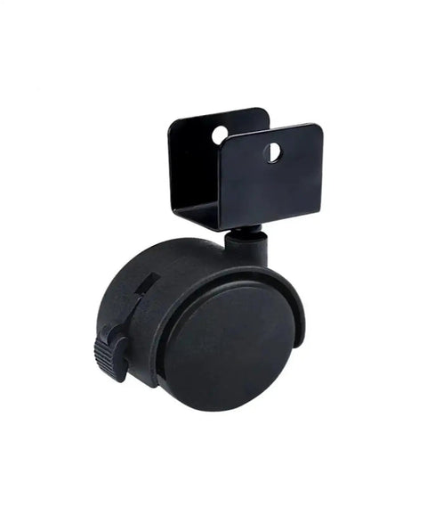 Four Piece Set Of Two Inch U Shaped Stem Casters With Brakes For Office Desks Computers And Home Furniture Perfect For Chairs