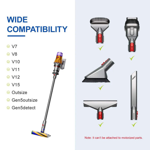 Versatile Dyson Extension Hose Attachment For V15 V12 V11 V10 V8 V7 Outsize Absolute Animal Motorhead Gen5 Cordless Vacuum Cleaners 20 To 60 Inch Reach No Fuss Easy Fit