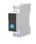 Badass Heavy Duty Smart Circuit Breaker With Voice Remote Control And Built In Energy Meter showing front view and power button.