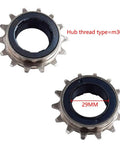 14T BMX Freewheel For Single Speed Rides Dope 30 Points Of Engagement Chrome Moly Alloy Nickel Plated Teeth 29mm Inner M30x1 Hub
