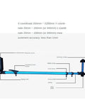 2D Auto Body Measuring System For Frame Repair And Chassis Alignment Pro Grade Car Body Tram Gauge structure diagram
