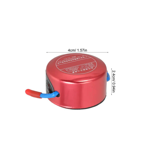 Self Activating Aerosol Fire Extinguisher For Car Engines And Boats With Instant Heat Trigger, compact red design.