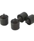 Heavy Duty 4 Pack Rubber Door Jamb Bumper Stops Kit Fits Ford Mark LT And Mariner Models To Stop Annoying Squeaks Prevent Body Damage With Tight Original Fitment For Smooth Car Door Operation. Four black rubber door jamb bumpers