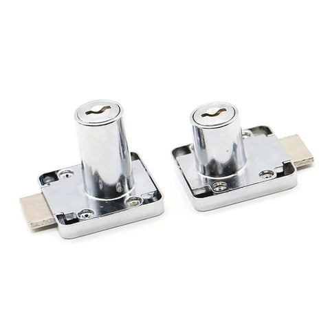 Universal Drawer Cam Lock Set With Key For Cabinets Office Cupboards And Desks In Zinc Alloy Heavy Duty Security Tamper Proof Locking