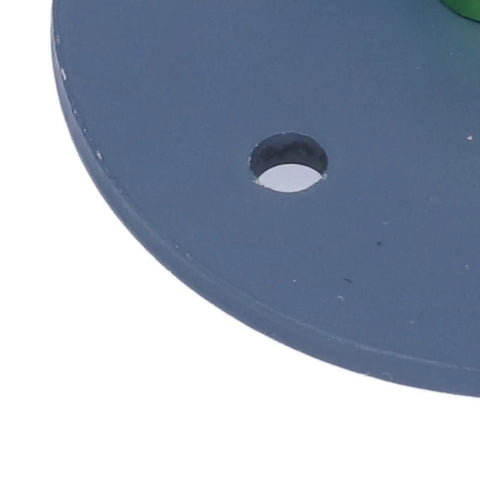 Close-up of Magnetic Welding Bracket Set Soldering Holder for Circuit Boards metal plate with hole detail view.