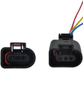 Oil Level Sensor Connector 3 Pin Wiring Harness For Volkswagen Passat B5 Audi A4 A6 Bora Golf Jetta 1J0973703 Replacement Pigtail Cable