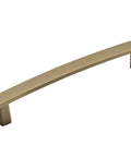3 Inch Center To Center Satin Nickel Cabinet Pull Cyprus from 25 Pack Drawer Handle Set with mounting hardware, angled view.