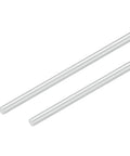 2 Pack Round Aluminum Rod 6mm Diameter 250mm Length 6061 Aluminum Bar Stock For DIY Projects Model Making RC Cars Planes Trains