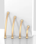10 Pack Champagne Bronze Cabinet Pulls 3 Inch Solid Zinc Alloy Cabinet Handles Drawer Pulls For Kitchen Cabinets Individually Packaged To Prevent Bumps And Scratches arranged against white backdrop