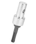 Heavy Duty Earth Auger Drill Bit Adapter For Electric Drills With Round Shank 200mm 2 Pit 2 Slot Connector Arbor Ice Fishing