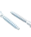 Heavy Duty Furniture Confirmat Screws For Wood DIY Projects, M7x50mm Hex Socket Countersunk Head, Galvanized Carbon Steel, 25 Pieces