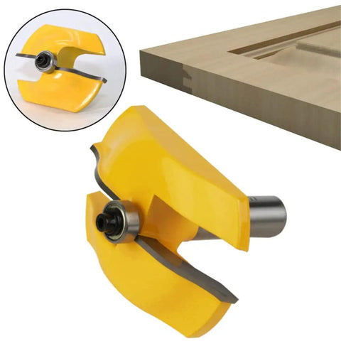 1/2 Inch Shank Router Bit Set For Cabinet Doors And Woodworking Round Over And Ogee Rail Stile Bits With Raised Panel Cutter