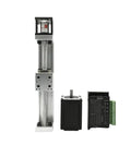 NEMA 23 Motor Sliding Table Kit Featuring Linear Actuator Rail Stage And Electric Handwheel For Knockout CNC Workbench with motor and driver.
