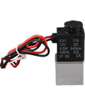 Close-up of Lightning Fast 2-Way 2-Position DC 12V Solenoid Valve With Aluminum Alloy Body G1/4 Inch For Water Air And Oil Systems