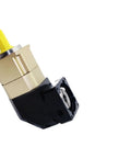 Dang Good Right Angle Planetary Gear Reducer For Servo And Stepping Motors 60 90 120Mm helical gearbox with black housing.