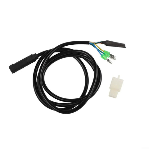 Top Tier 65cm 9 Pin Motor Extension Cable For Bafang Hub E-Bike Front Or Rear Wheel Upgrades Featuring Secure Plug And High Purity Copper Wiring For Ultimate Ride Performance, black 9-pin cable