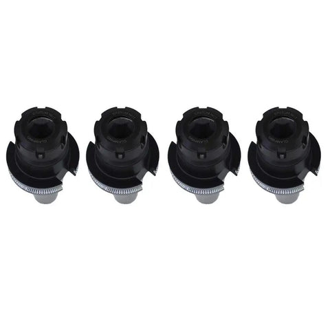 Four-piece ER25 Collet Chuck Tool Holder Set For CNC Milling And Engraving Machines, high precision with 70mm projection length.