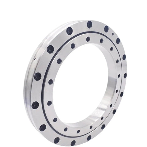 Rock Solid Cross Roller Bearing 280X355X25MM For Robot Joints And CNC Tables precision sealed metal bearing with multiple holes.