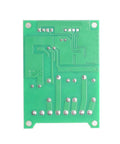 Back view of green circuit board for Two Channel Wireless Remote Switch Kit 12V 24V 36V 48V 433MHz Transmitter With Receiver.