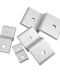 Eight Piece 3030 Series Z Shaped Corner Brackets For Mounting Aluminum Extrusion T Slot Connectors Heavy Duty Z Braces With Burr Free Smooth Finish And Corrosion Resistant Aluminum Alloy For Rock Solid Corner Support