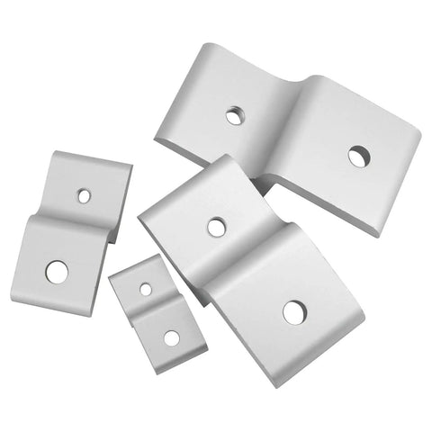 Eight Piece 3030 Series Z Shaped Corner Brackets For Mounting Aluminum Extrusion T Slot Connectors Heavy Duty Z Braces With Burr Free Smooth Finish And Corrosion Resistant Aluminum Alloy For Rock Solid Corner Support