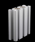 Premium Slick 3090 Aluminum Extrusion Profile 4 Pack 43.31 Inch Anodized Silver Rails with clean cut edges.